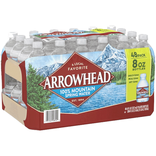 Spring Water - 8 oz Bottle, 48 pack