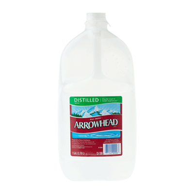 Distilled Water - 1 Gallon Bottle, 6 pack